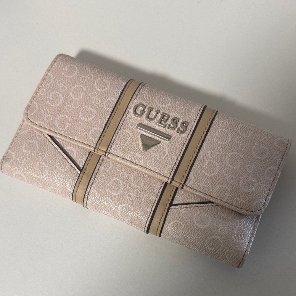 Guess Pink Leather Wallet